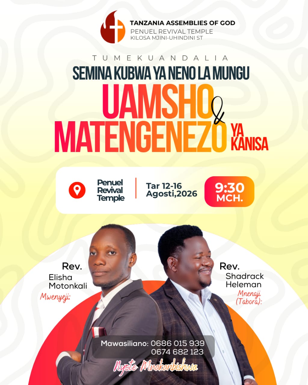 SEMINA KUBWA YA NENO LA MUNGU WOTE MNAKARIBISHWA